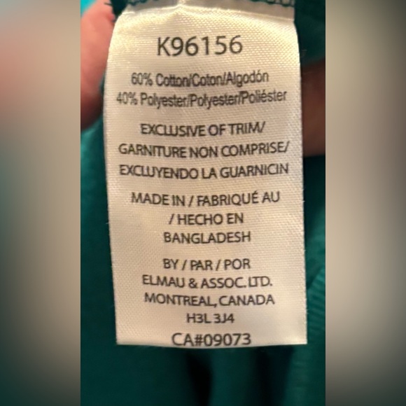 NEW - Kangol UK Size Large Teal Blue Green Hoodie Sweatshirt Logo Hooded Sweater - Picture 7 of 8